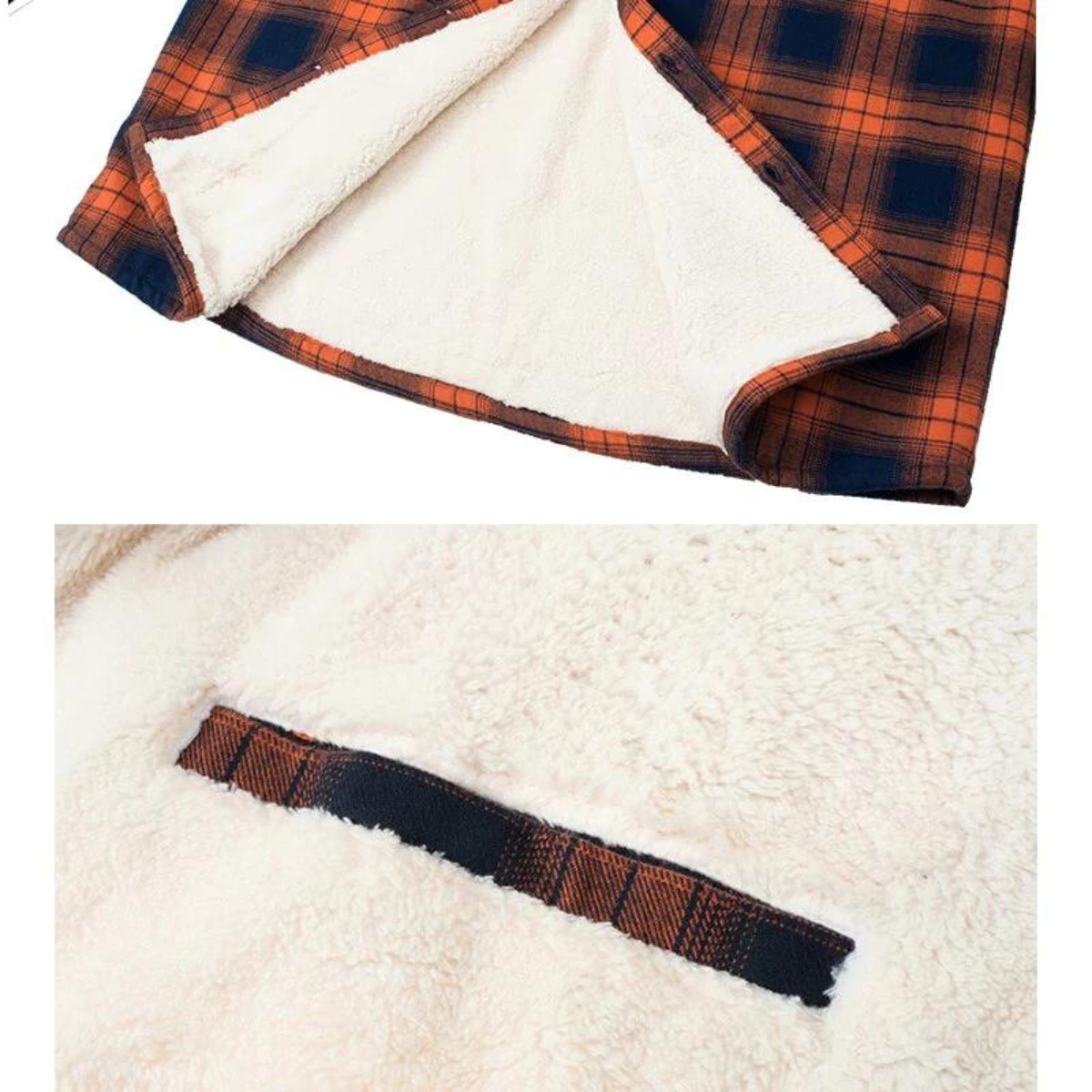 Ross | Men's Sherpa Lined Flannel Shirt Jacket